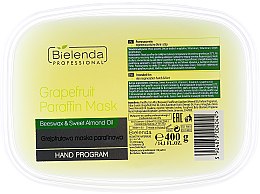 Kup Maska parafinowa z grejpfrutem do dłoni i stóp - Bielenda Professional Grapefruit Paraffin Mask Beeswax & Sweet Almond Oil