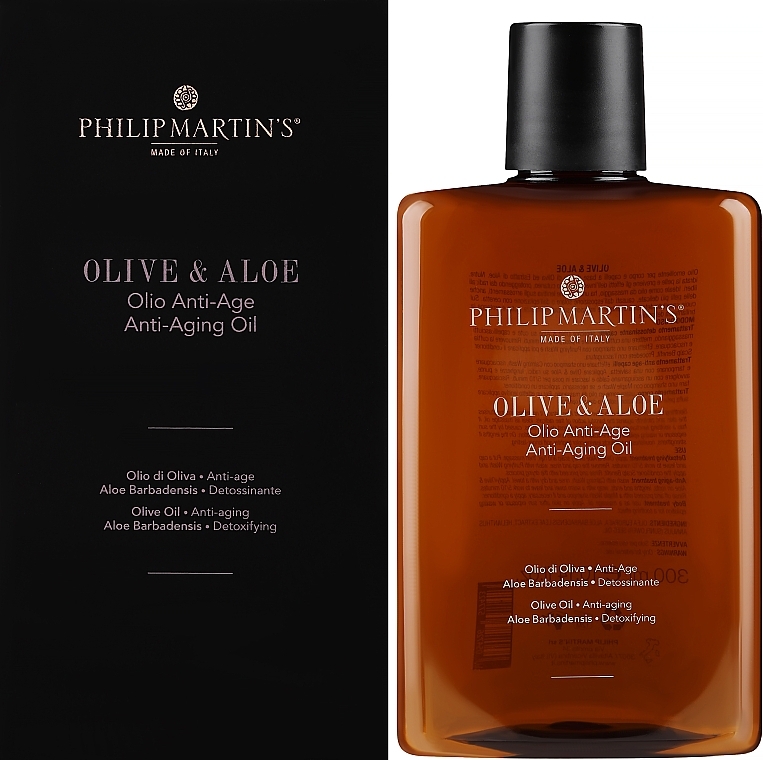 PRZECENA! Kuracja do włosów, twarzy i ciała Oliwa i aloes - Philip Martin's Olive & Aloe * — Zdjęcie N2