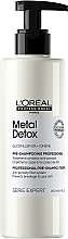 Profesjonalna pielęgnacja przed szamponem zmniejszająca porowatość wszystkich rodzajów włosów, zapobiegająca łamaniu i niepożądanym zmianom koloru - L'Oreal Professionnel Serie Expert Metal Detox — Zdjęcie N1