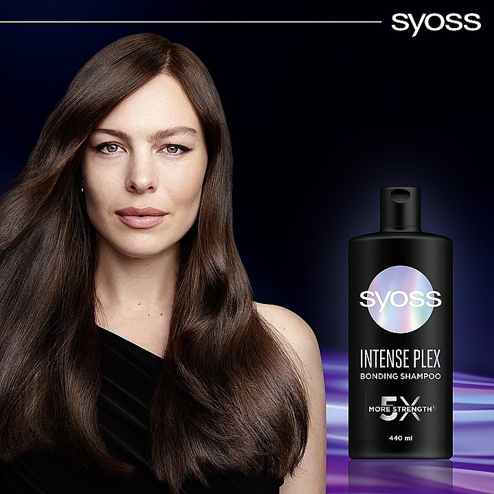 Szampon do włosów zniszczonych - Syoss Intense Plex Shampoo — Zdjęcie N4