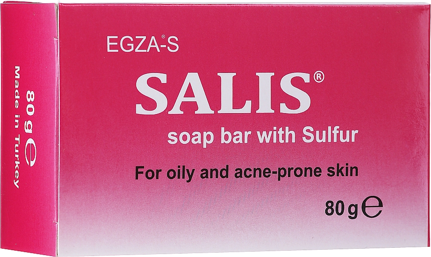 Mydło siarkowe do skóry tłustej i problematycznej - Egza-S Salis Soap Bar With Sulfur — Zdjęcie N1
