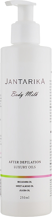 Mleczko do ciała po depilacji - JantarikA Body Milk After Depilation Luxury Oils