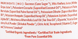 Mydło w płynie Drzewo herbaciane - Dr Bronner’s Organic Sugar Soap Tea Tree — Zdjęcie N4