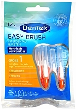 Kup Szczoteczki do czyszczenia przestrzeni międzyzębowych - DenTek Easy Brush Orange