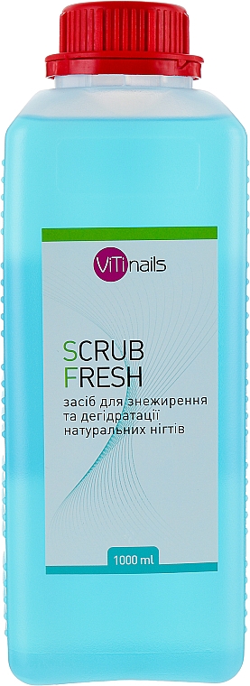 Odtłuszczacz do paznokci - ViTinails Scrub Fresh — Zdjęcie N3