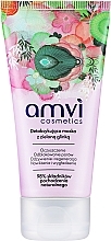 Detoksykująca maska do twarzy z zielona glinką - Amvi Cosmetics — Zdjęcie N2