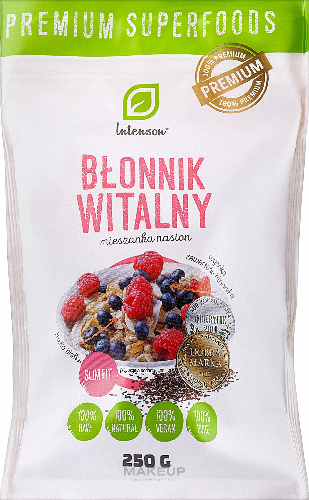 Suplement diety Błonnik witalny - Intenson Vital Fibre Seed Mix — Zdjęcie 250 g