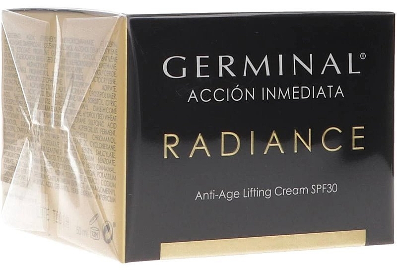 Przeciwzmarszczkowy krem liftingujący do twarzy - Germinal Radiance Anti-Age Lifting Cream Spf30  — Zdjęcie N2