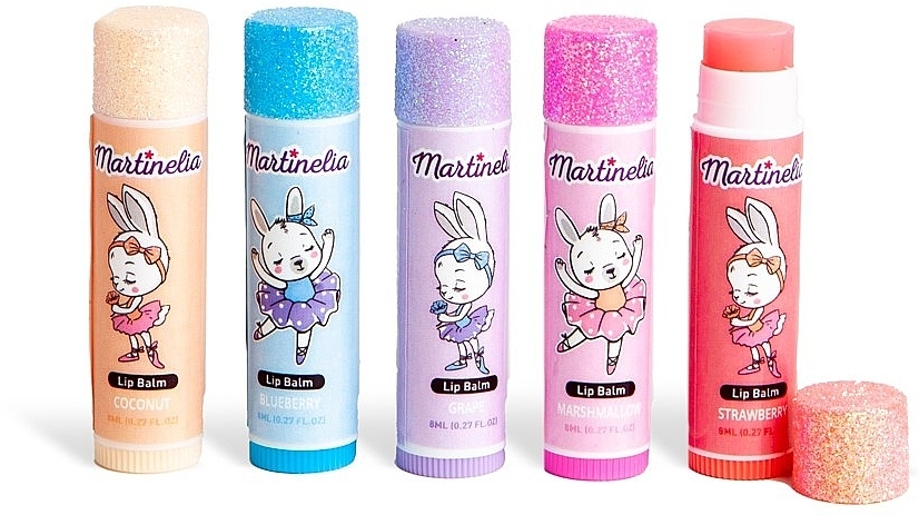 Zestaw balsamów do ust, 6 produktów - Martinelia Magic Ballet Lip Balm Set — Zdjęcie N1