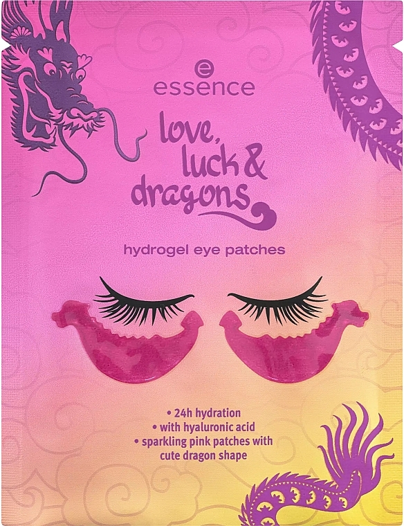 Hydrożelowe płatki pod oczy - Essence Love, Luck & Dragons Hydrogel Eye Patches — Zdjęcie N1