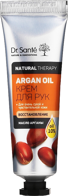 Regenerujący krem do rąk z olejem arganowym - Dr Sante Argan Oil Hand Cream
