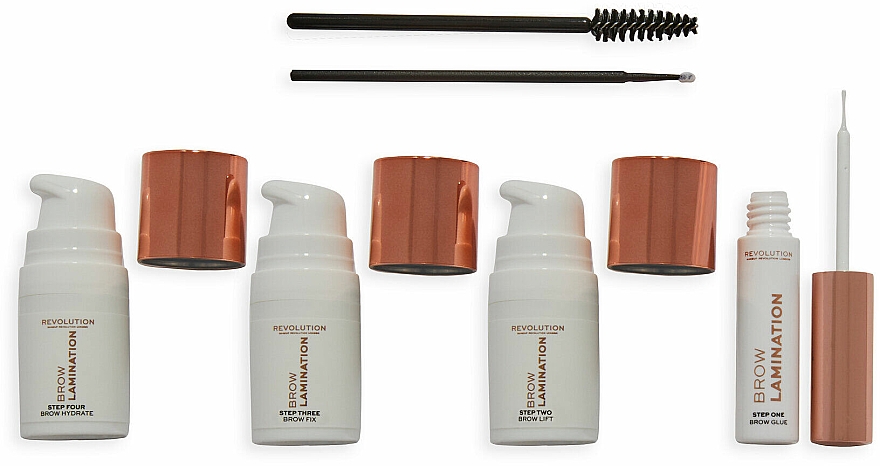 Zestaw do laminowania brwi - Makeup Revolution Brow Lamination Kit — Zdjęcie N2