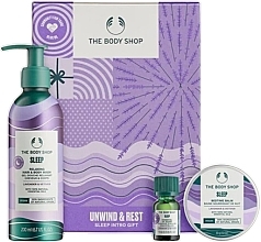 Kup Zestaw - The Body Shop Unwind & Rest Sleep Intro Gift (gel/200ml + oil/9ml + balm/30g)