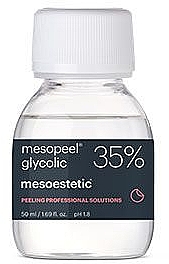 Powierzchowny peeling glikolowy 35% - Mesoestetic Mesopeel Glycolic 35% — Zdjęcie N2