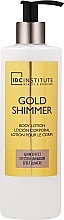 Kup Balsam do ciała - IDC Institute Gold Shimmer Body Lotion