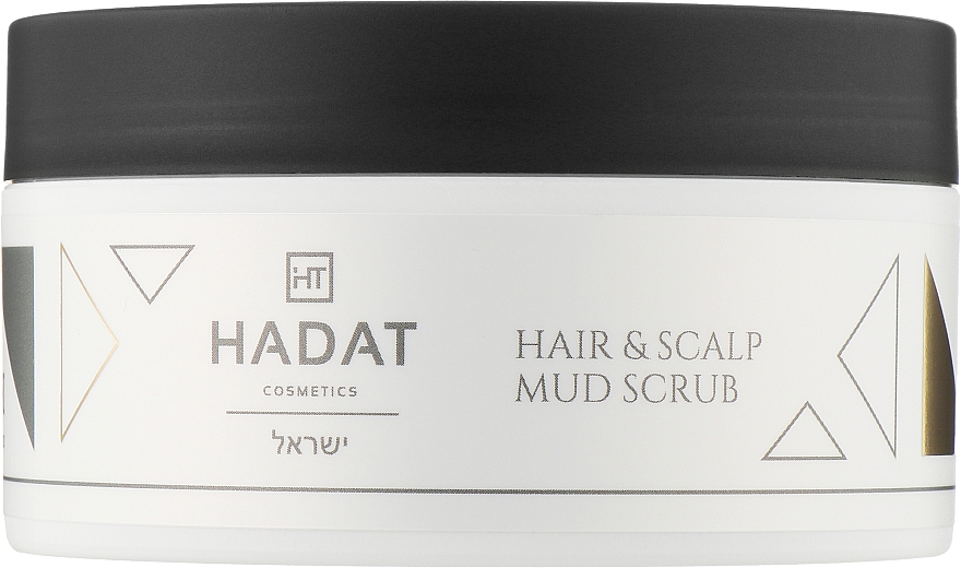Oczyszczający peeling z solą morską do włosów i skóry głowy - Hadat Cosmetics Hair and Scap Mud Scrub — Zdjęcie N1