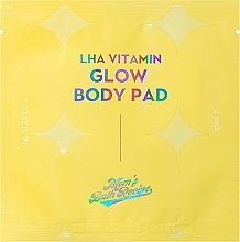 Rozświetlające płatki do ciała - Mom's Bath Recipe LHA Vitam Glow Peeling Pad (saszetka) — Zdjęcie N1