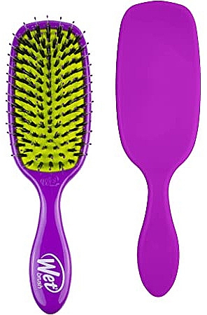 Szczotka do włosów - Wet Brush Shine Enhancer Care Purple — Zdjęcie N4