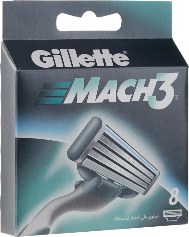 Wymienne wkłady do maszynki, 8 szt. - Gillette Mach3 — Zdjęcie N5