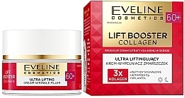 Ultra liftingujący krem-wypełniacz zmarszczek 60+ - Eveline Lift Booster Collagen Ultra Lifting Cream-Wrinkle Filler 60+ for Day and Night  — Zdjęcie N1