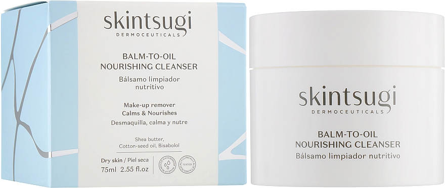Nawilżający balsam głęboko oczyszczający do twarzy - Skintsugi Balm-To-Oil Nourishing Cleanser