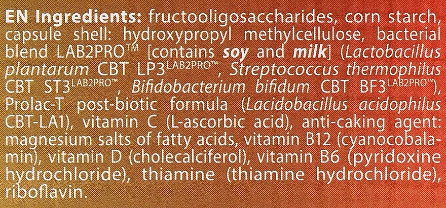 Probiotyczny suplement diety Vitality, w kapsułkach - Allnutrition Probiotic LAB2PRO — Zdjęcie N4