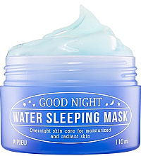 Nawilżająca maseczka do twarzy na noc - A'pieu Good Night Water Sleeping Mask — Zdjęcie N2