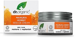 Naprawczy krem do twarzy i ciała Organiczny miód manuka - Dr Organic Manuka Honey Rescue Cream — Zdjęcie N1