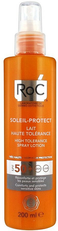 Ochronny balsam w sprayu do opalania - RoC Soleil-Protect High Tolerance Lotion Spray SPF50 — Zdjęcie N1