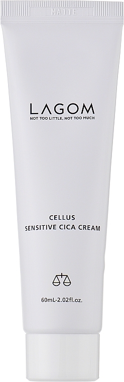 Łagodzący krem do cery wrażliwej i problematycznej - Lagom Cellus Sensitive CICA Cream — Zdjęcie N1