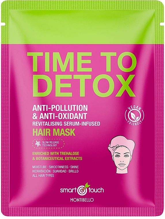 Maska detoksykująca włosy - Montibello Smart Touch Time To Detox Hair Mask — Zdjęcie N1