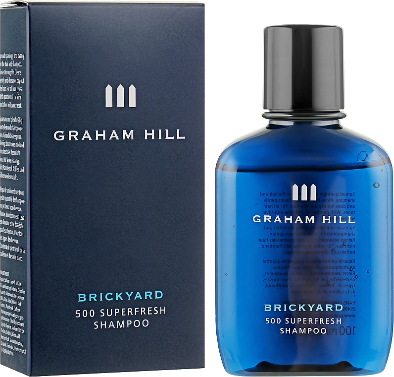 Szampon do codziennego mycia włosów - Graham Hill Brickyard 500 Superfresh Shampoo — Zdjęcie N2
