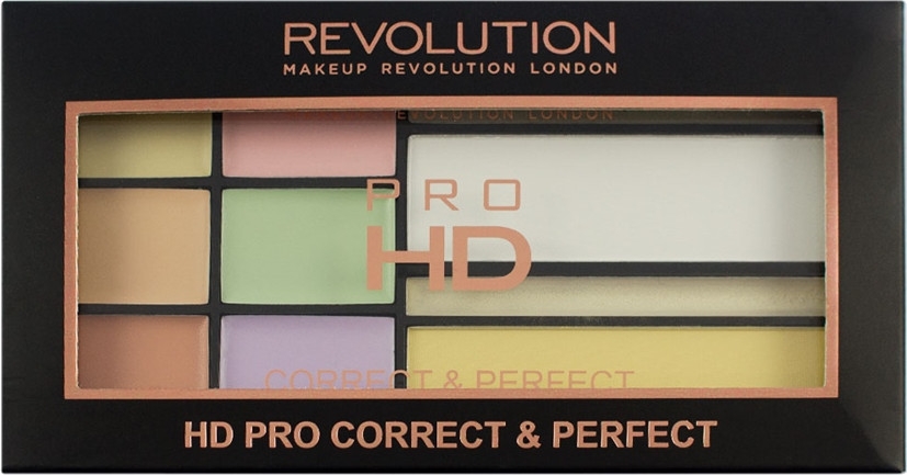 Paletka korektorów do twarzy - Makeup Revolution HD PRO Correct and Perfect — Zdjęcie N3