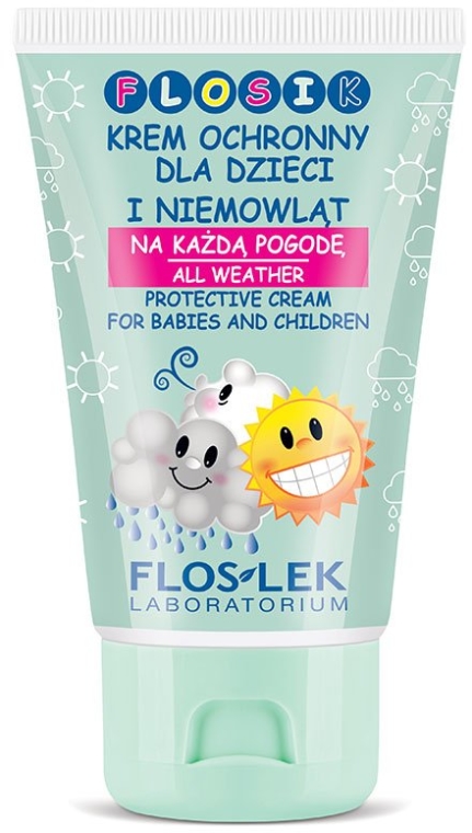 Ochronny krem na każdą pogodę dla dzieci i niemowląt - Floslek Flosik All Weather Protective Cream — Zdjęcie N1