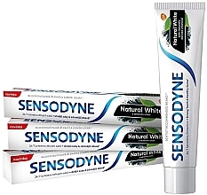 Zestaw - Sensodyne Natural White Set (toothpaste/75mlx3) — Zdjęcie N1