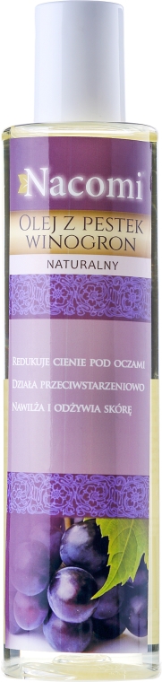 Olej z pestek winogron - Nacomi Grape Seed Oil — Zdjęcie N3