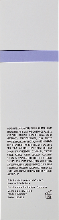 Przeciwstarzeniowy szampon do włosów normalnych i cienkich - La Biosthetique Dermosthetique Anti-Age Shampooing Actif (Salon Size) — Zdjęcie N3