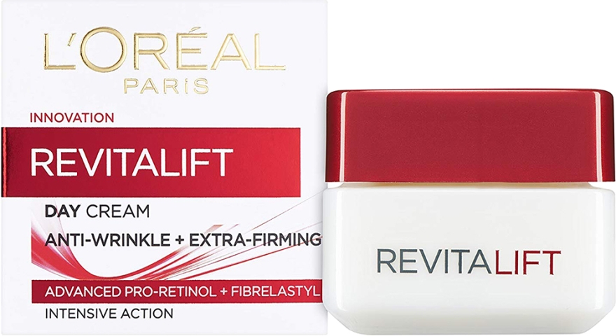 Przeciwzmarszczkowy krem do twarzy - L'Oreal Paris RevitaLift Anti-Wrinkle + Extra Firming Day Cream — Zdjęcie N1