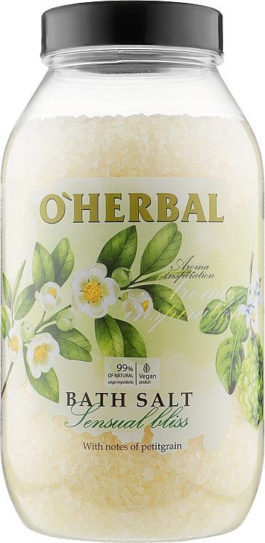 Sól do kąpieli Sensualna mgiełka - O'Herbal Aroma Inspiration Bath Salt — Zdjęcie N1