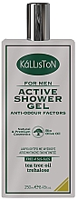 Kup Aktywny żel pod prysznic z olejkiem z drzewa herbacianego i trehalozą - Kalliston For Man Active Shower Gel