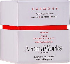 Świeca zapachowa Róża i bergamotka - AromaWorks Harmony Candle — Zdjęcie N2