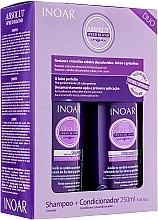 Kup PRZECENA! Zestaw - Inoar Absolut Speed Blond(shmp/250/ml + cond/250/ml) *