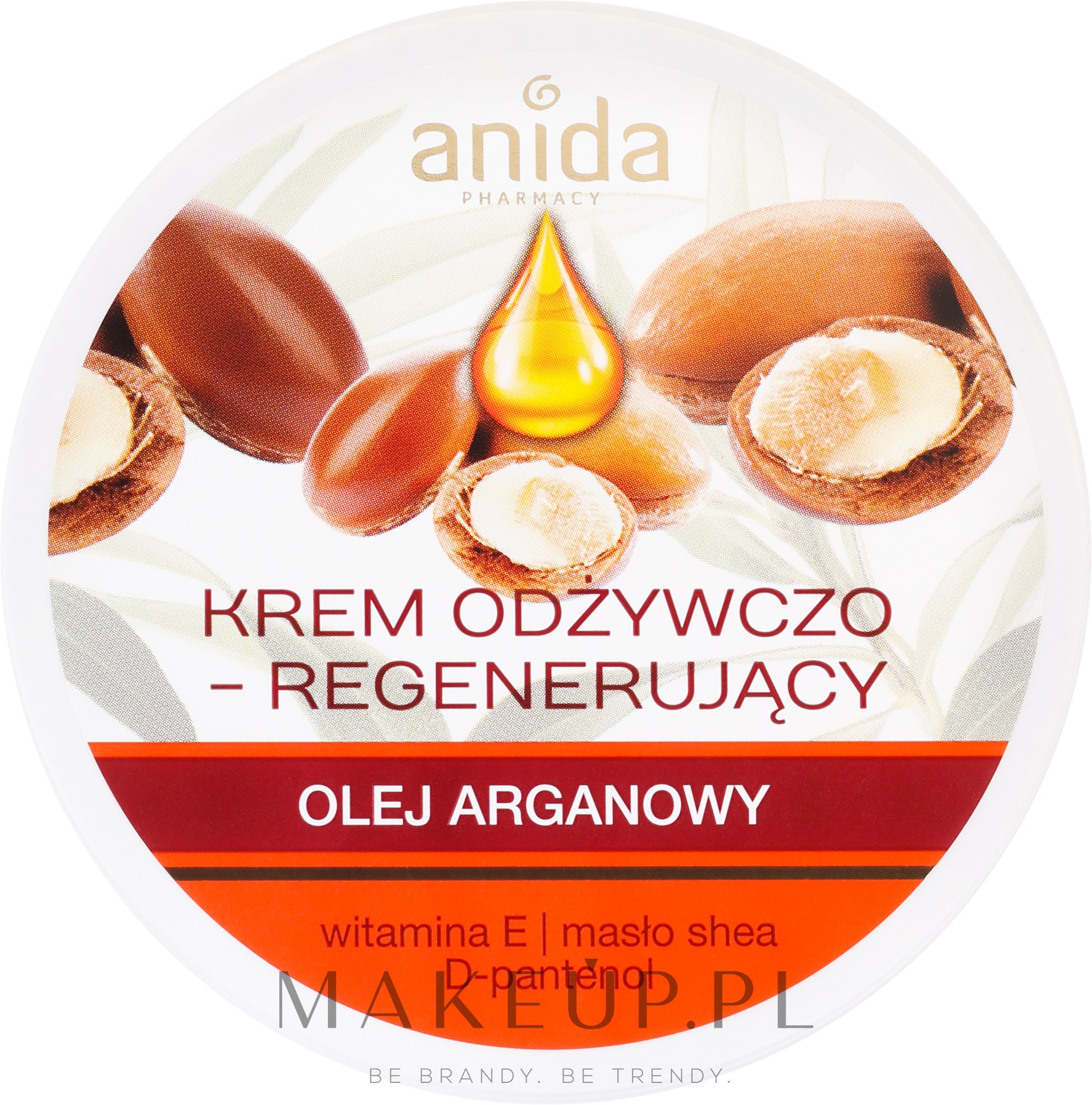 Krem odżywczo-regenerujący Olej arganowy - Anida — Zdjęcie 125 ml