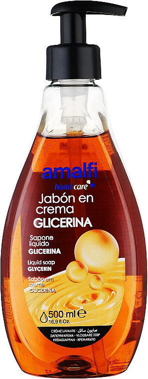 Kremowe mydło do rąk Gliceryna - Amalfi Glicerin Liquid Soap — Zdjęcie N1