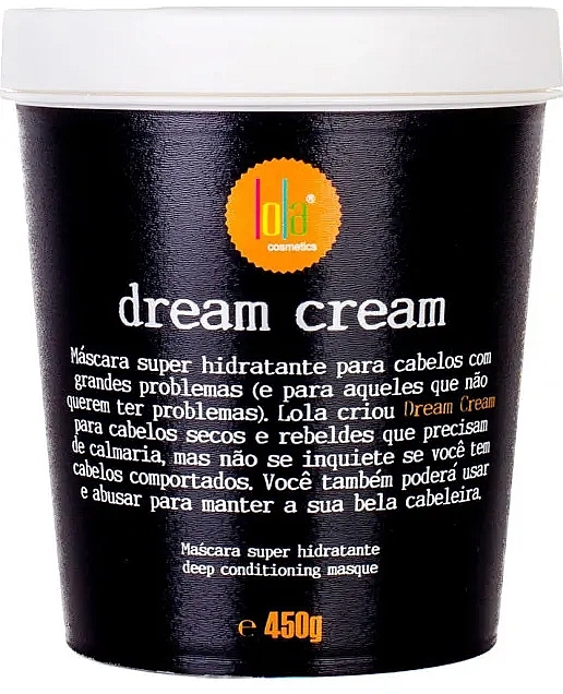 Maska nawilżająca do włosów suchych i niesfornych - Lola Cosmetics Dream Cream Mask — Zdjęcie N2