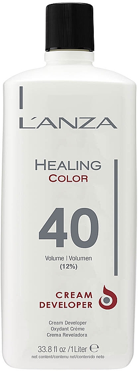 Krem utleniający do włosów - L'anza Healing Color 40 Volume Cream Developer — Zdjęcie N1