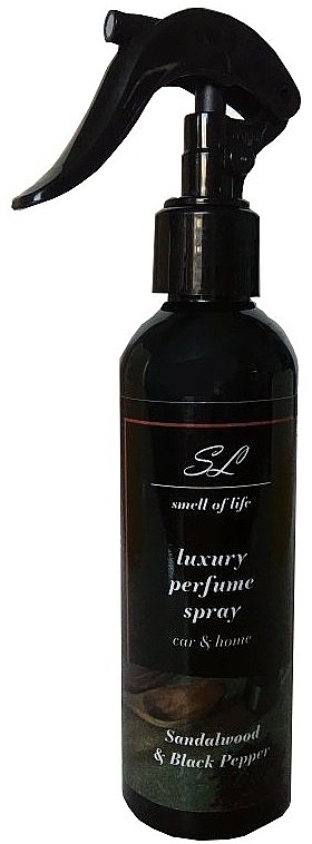Aromatyczny spray do domu i samochodu - Smell Of Life Sandalwood & Black Pepper Perfume Spray Car & Home — Zdjęcie N1