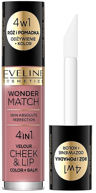 Tint do ust i policzków - Eveline Cosmetics Wonder Match 