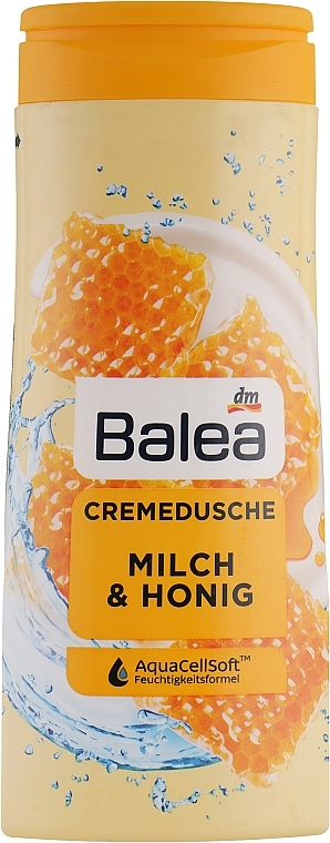 Krem-żel pod prysznic z miodem i mlekiem - Balea Milch & Honig — Zdjęcie N2