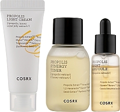 Zestaw - Cosrx Honey Glow Propolis Trial Kit (f/ampoul/10ml + f/toner/30ml + f/cr/15ml)  — Zdjęcie N2
